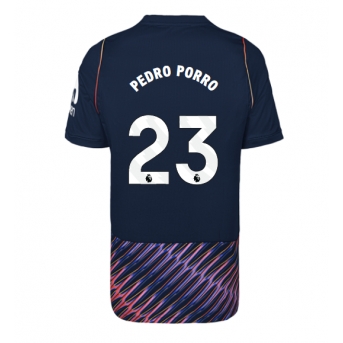 Tottenham Hotspur Pedro Porro #23 Maglia Gara Trasferta Repliche 2026-27 Maniche Corte